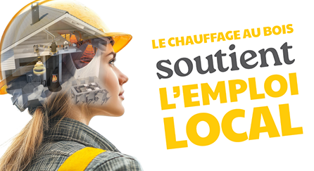 Le chauffage au bois soutient l'emploi local
